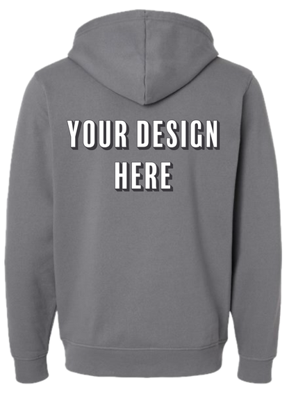 Custom Fleece Hoodie - Front & Back