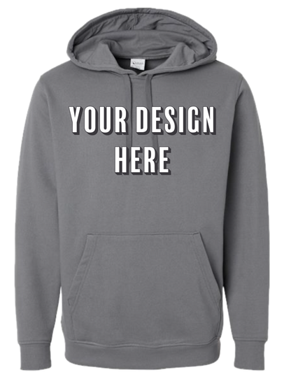 Custom Fleece Hoodie - Front & Back